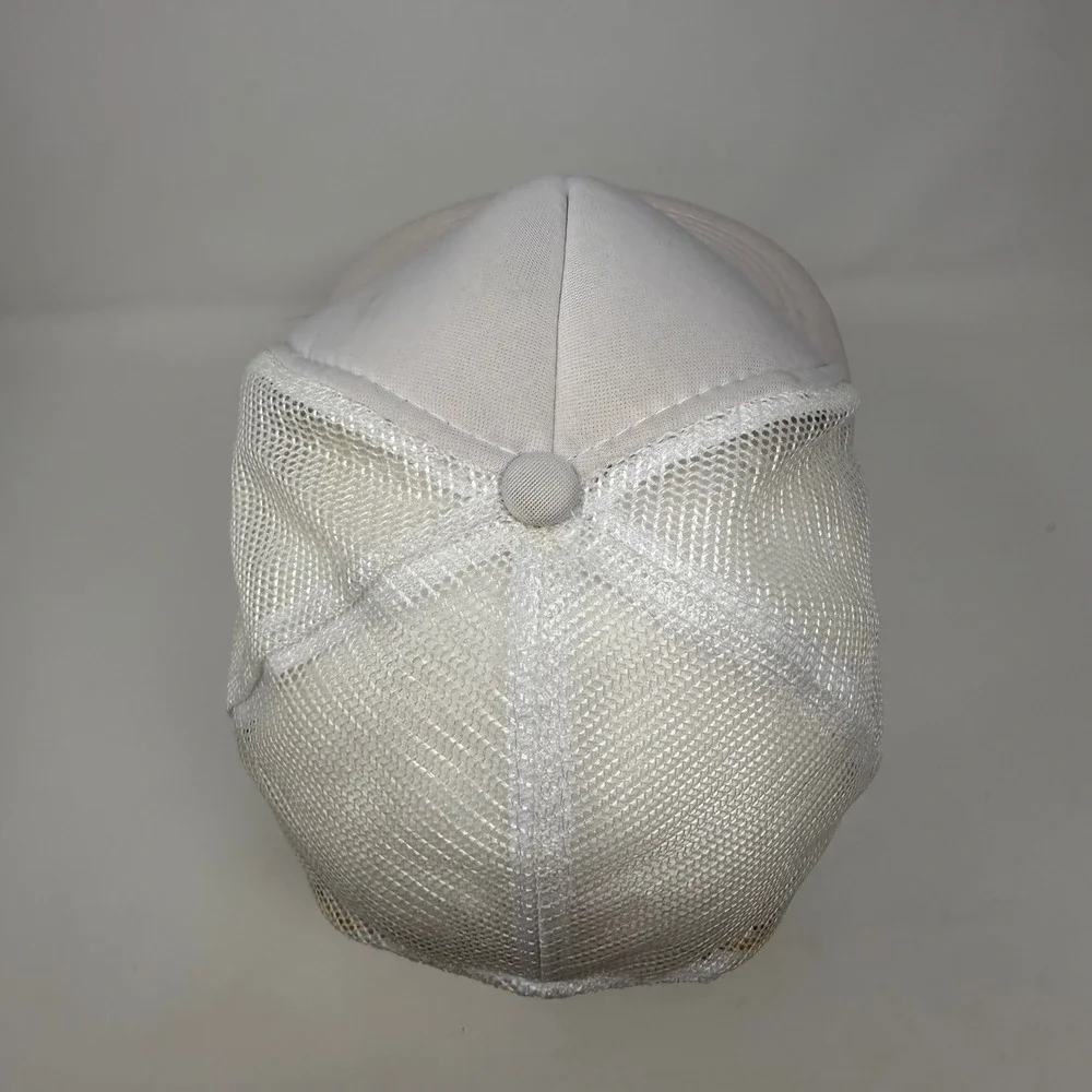 Vintage‎ Designer Pro On Top Of Old Fogey Trucker Hat White Snapback Cap 90s
